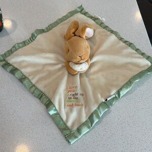 Guess How Much I Love You Bunny Plush Security Blanket Lovey Rabbit